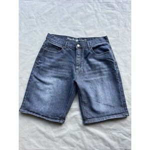 Beverly Hills Polo Club Men's  Bermuda Jeans Shorts Medium Wash Size 36 Blue